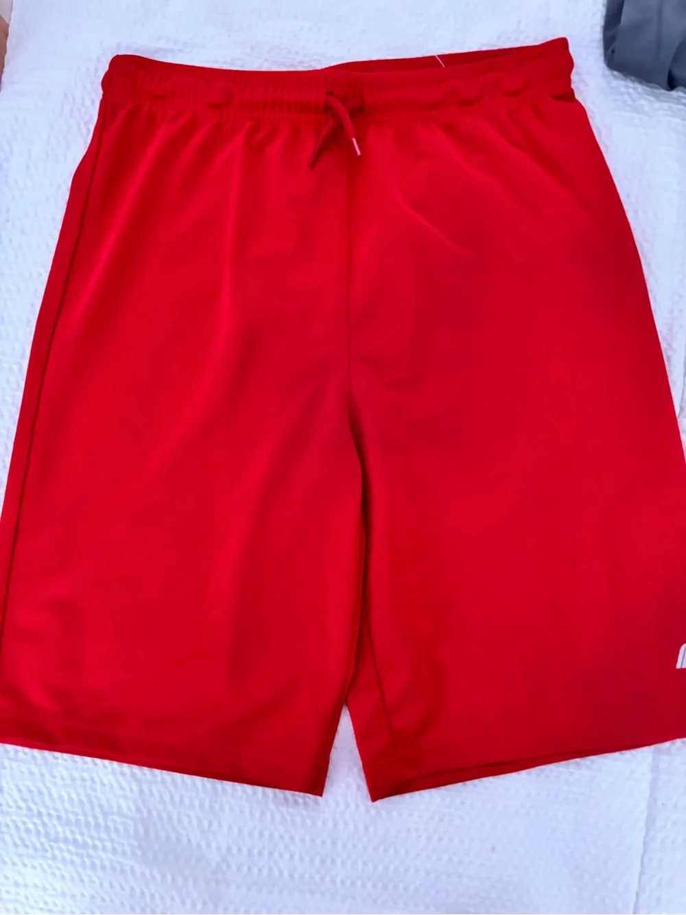 The Children's Place Gray and Red Athletic Shorts Duo